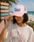 Coastal Sweetheart™ Pink Foam Trucker